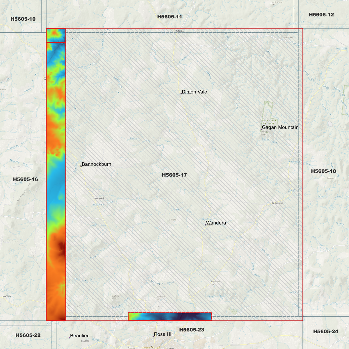 Nullamanna 1m, 2m & 5m Digital Elevation Models (H5605-17)