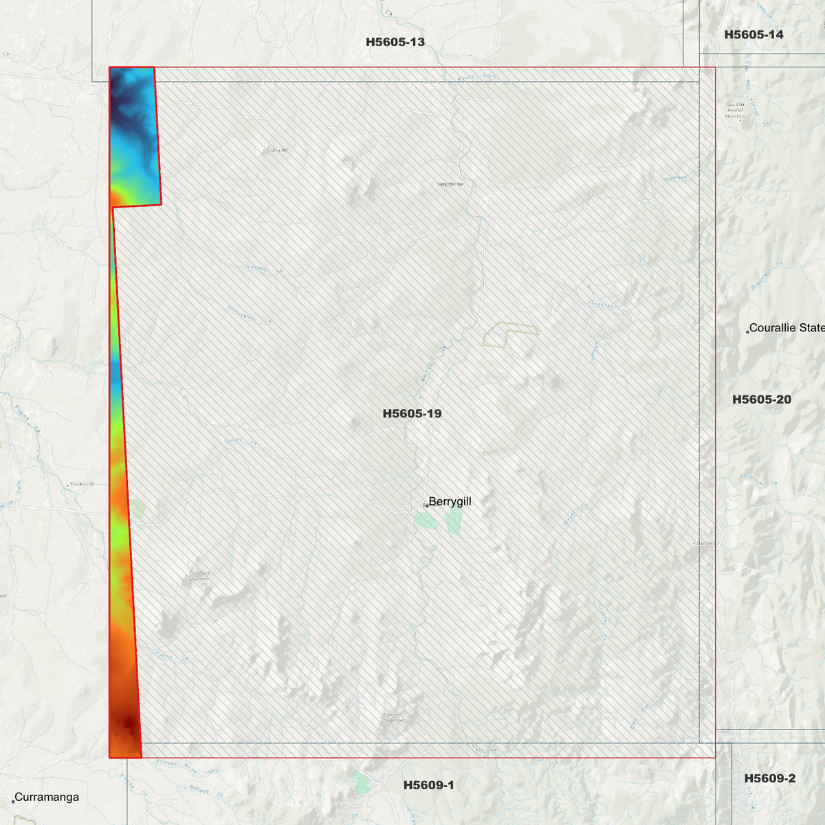 Berrygill 1m & 5m Digital Elevation Models (H5605-19)