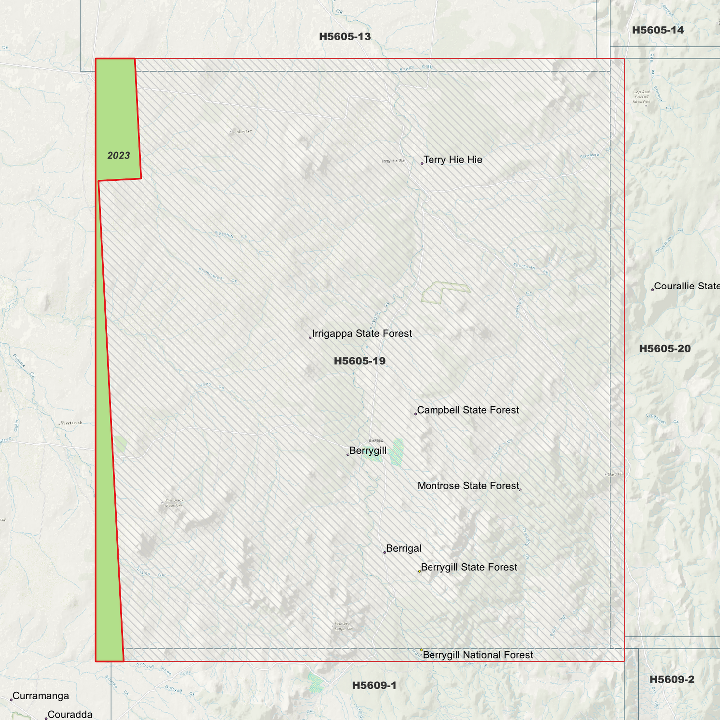 Berrygill 1m Digital Elevation Model (H5605-19)