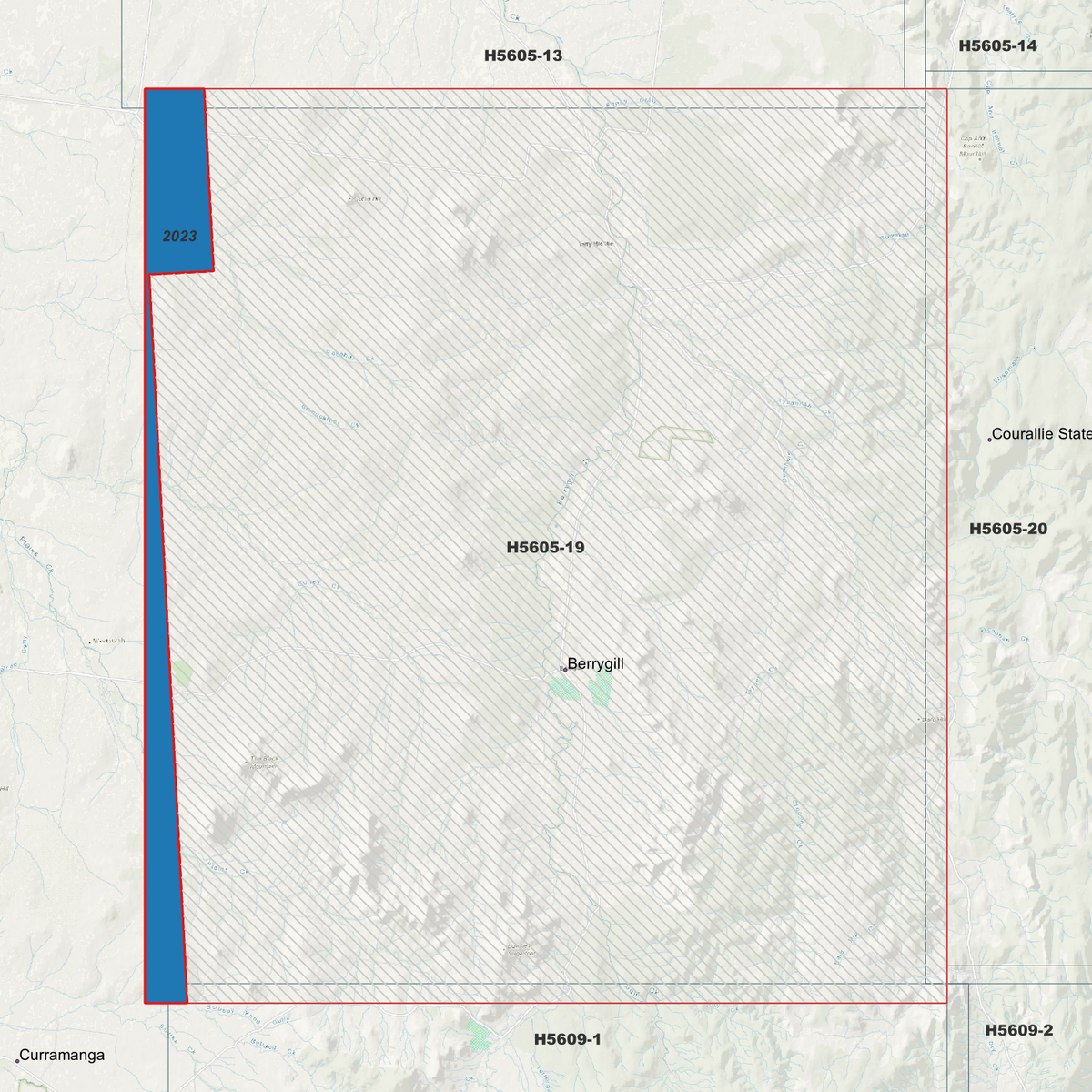 Berrygill 1m & 5m Digital Elevation Models (H5605-19)
