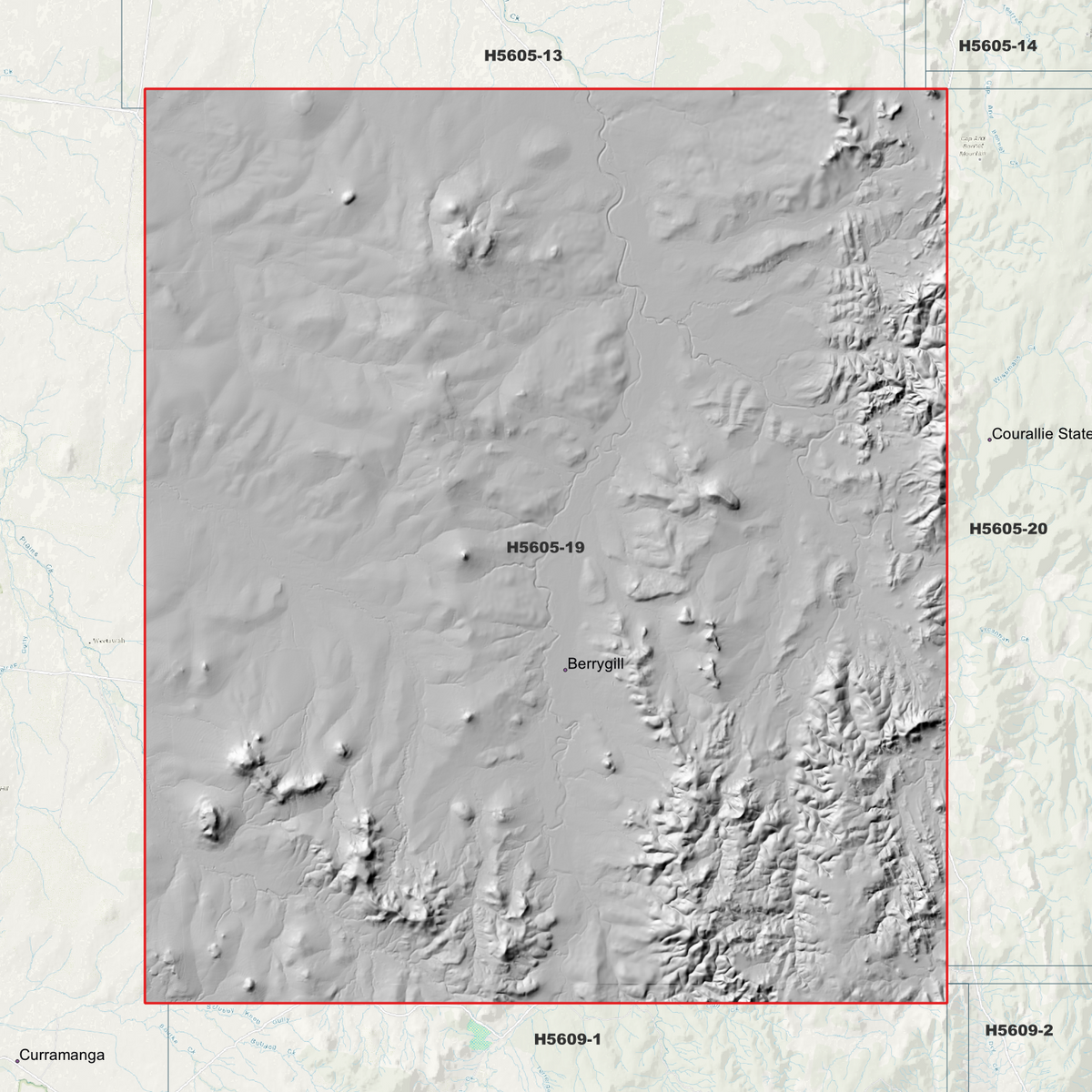Berrygill 1m & 5m Digital Elevation Models (H5605-19)