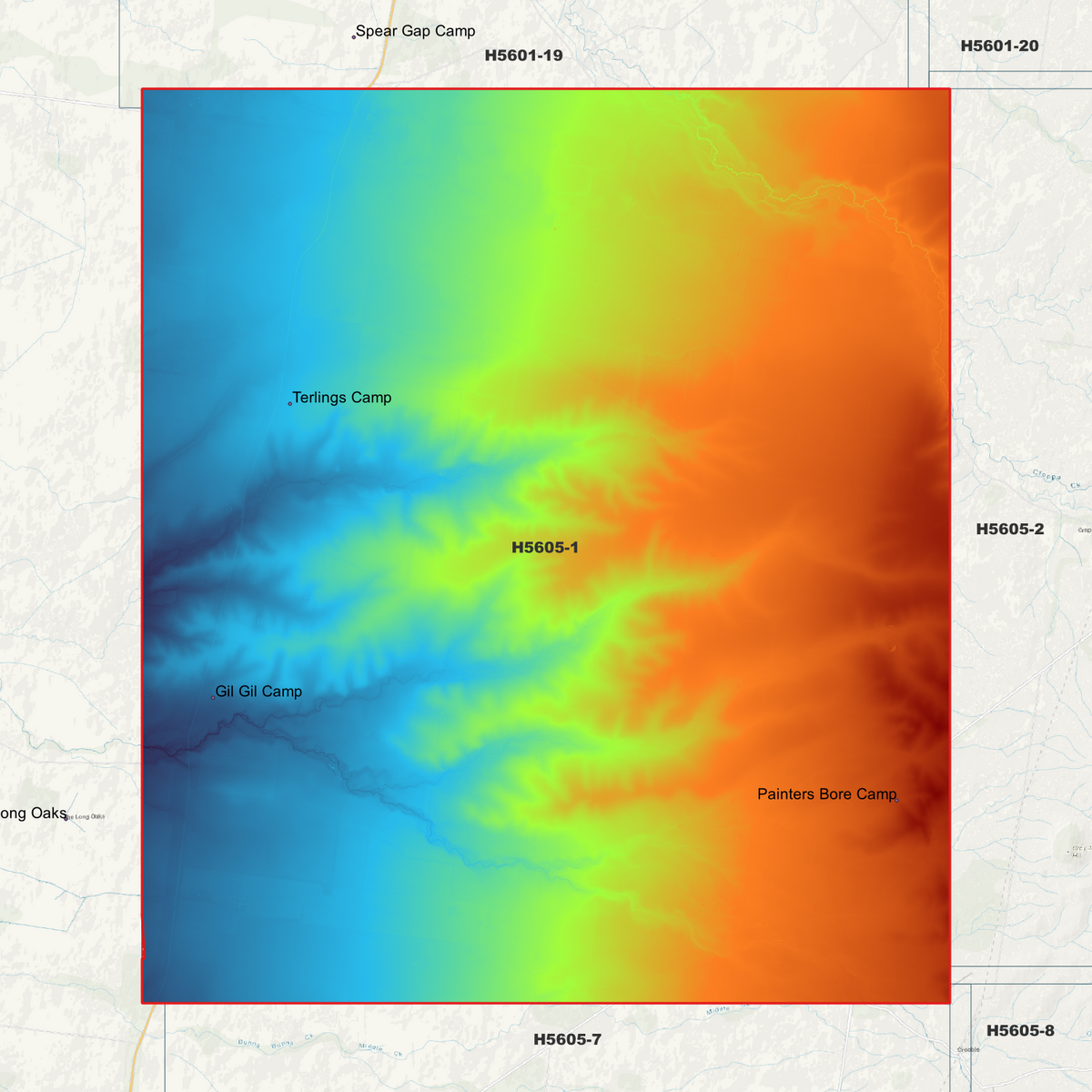 Terlings Camp 1m & 5m Digital Elevation Models (H5605-1)