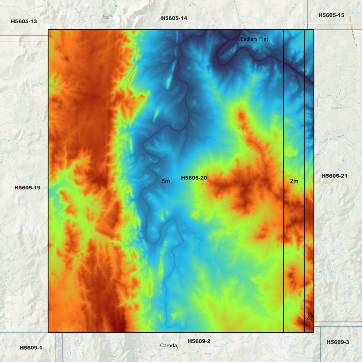 Elcombe 2m & 5m Digital Elevation Models (H5605-20)
