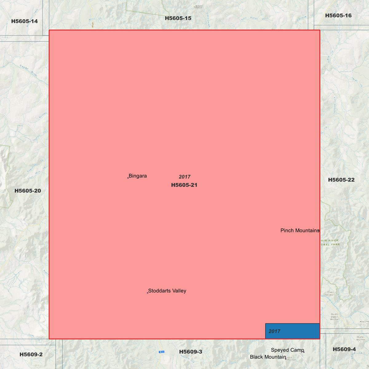Bingara 2m Digital Elevation Models (H5605-21)