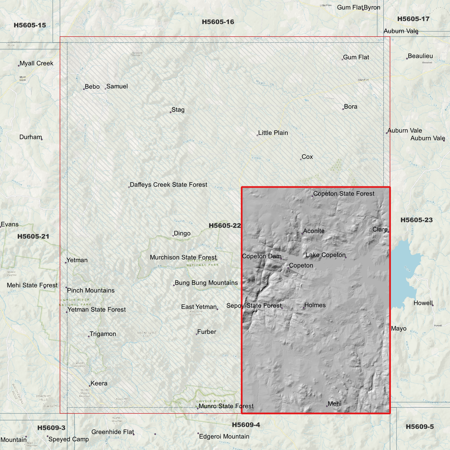 Copeton 1m Digital Elevation Model (H5605-22)