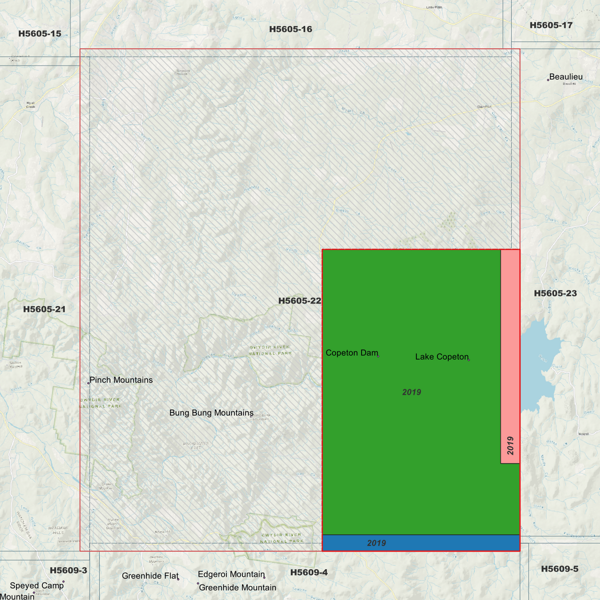 Copeton 1m & 2m Digital Elevation Models (H5605-22)