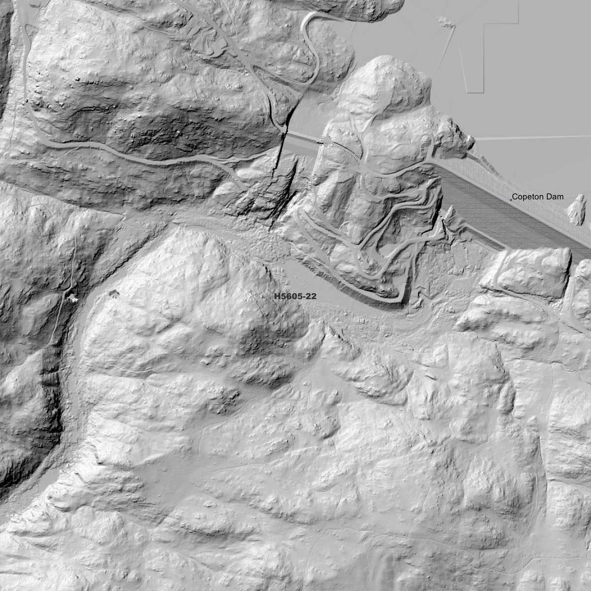 Copeton 1m & 2m Digital Elevation Models (H5605-22)