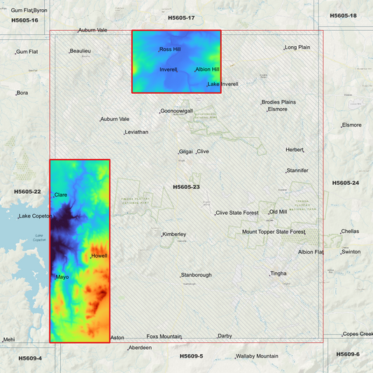 Inverell 1m Digital Elevation Model (H5605-23)