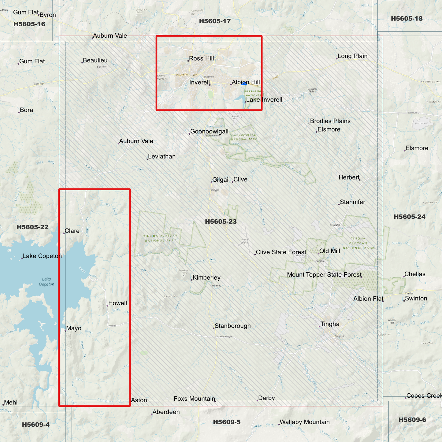Inverell 1m Digital Elevation Model (H5605-23)