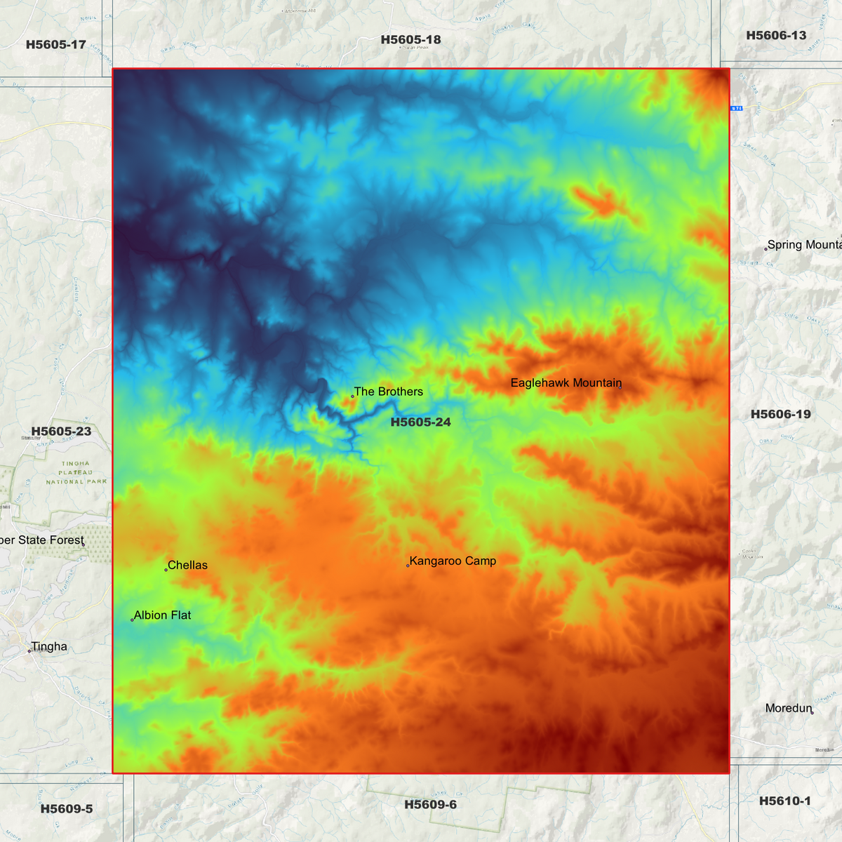 Paradise 5m Digital Elevation Models (H5605-24)