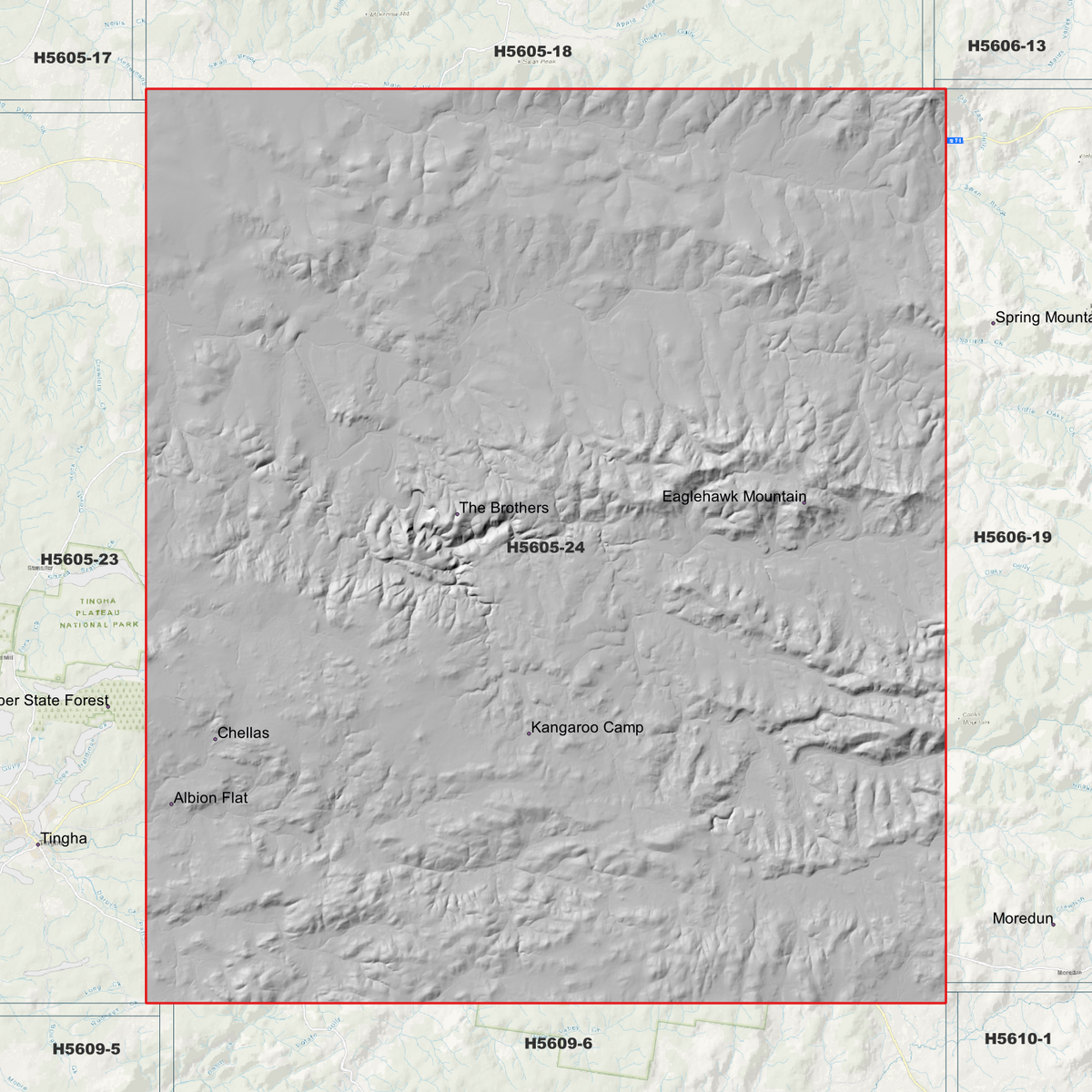 Paradise 5m Digital Elevation Models (H5605-24)