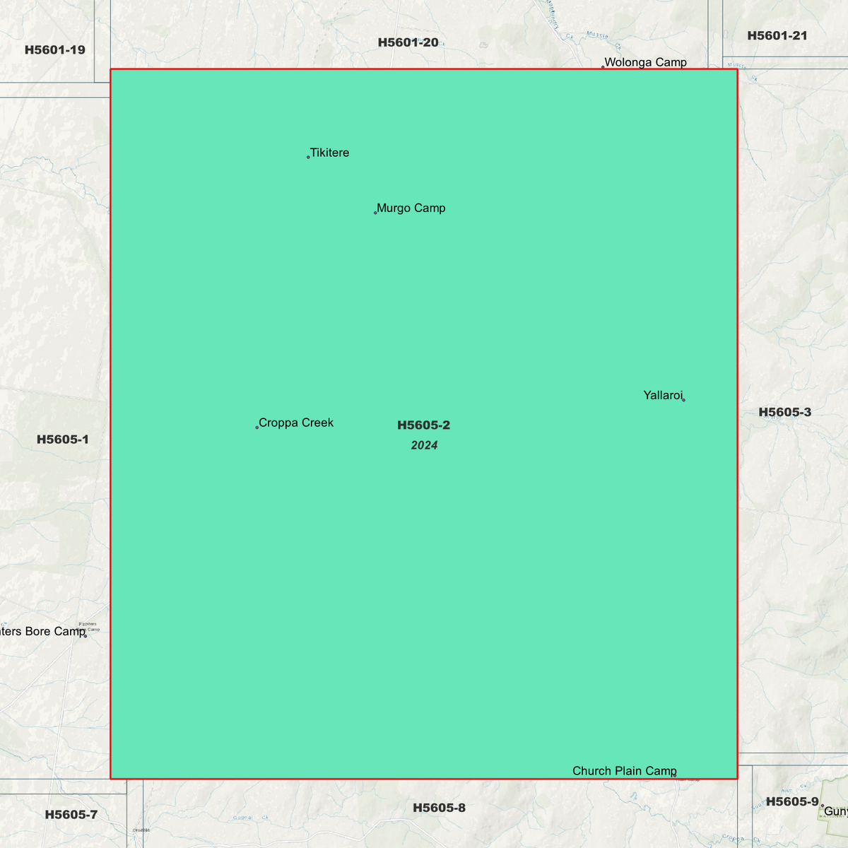 Croppa Creek 1m Digital Elevation Models (H5605-2)