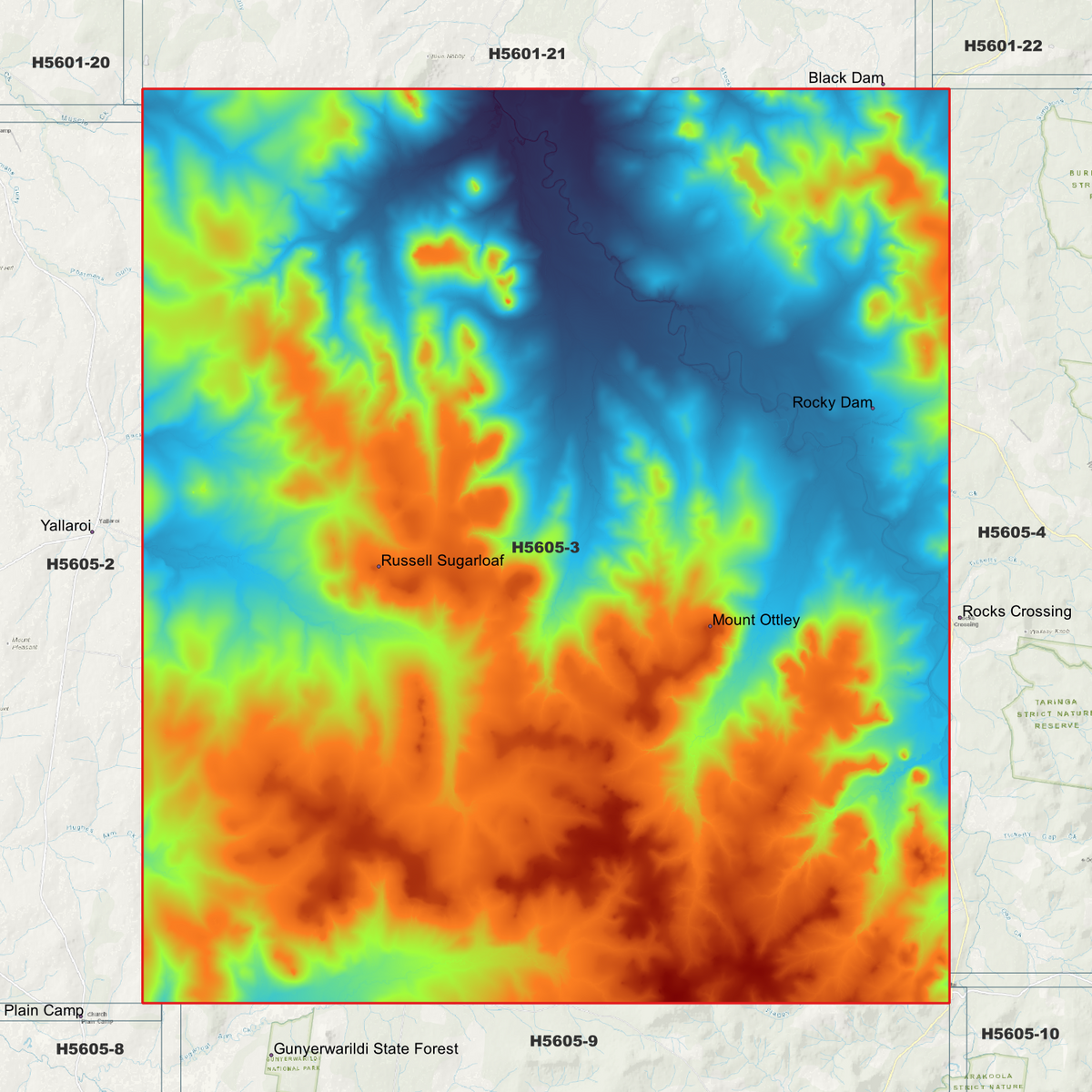 Fishers 1m Digital Elevation Models (H5605-3)