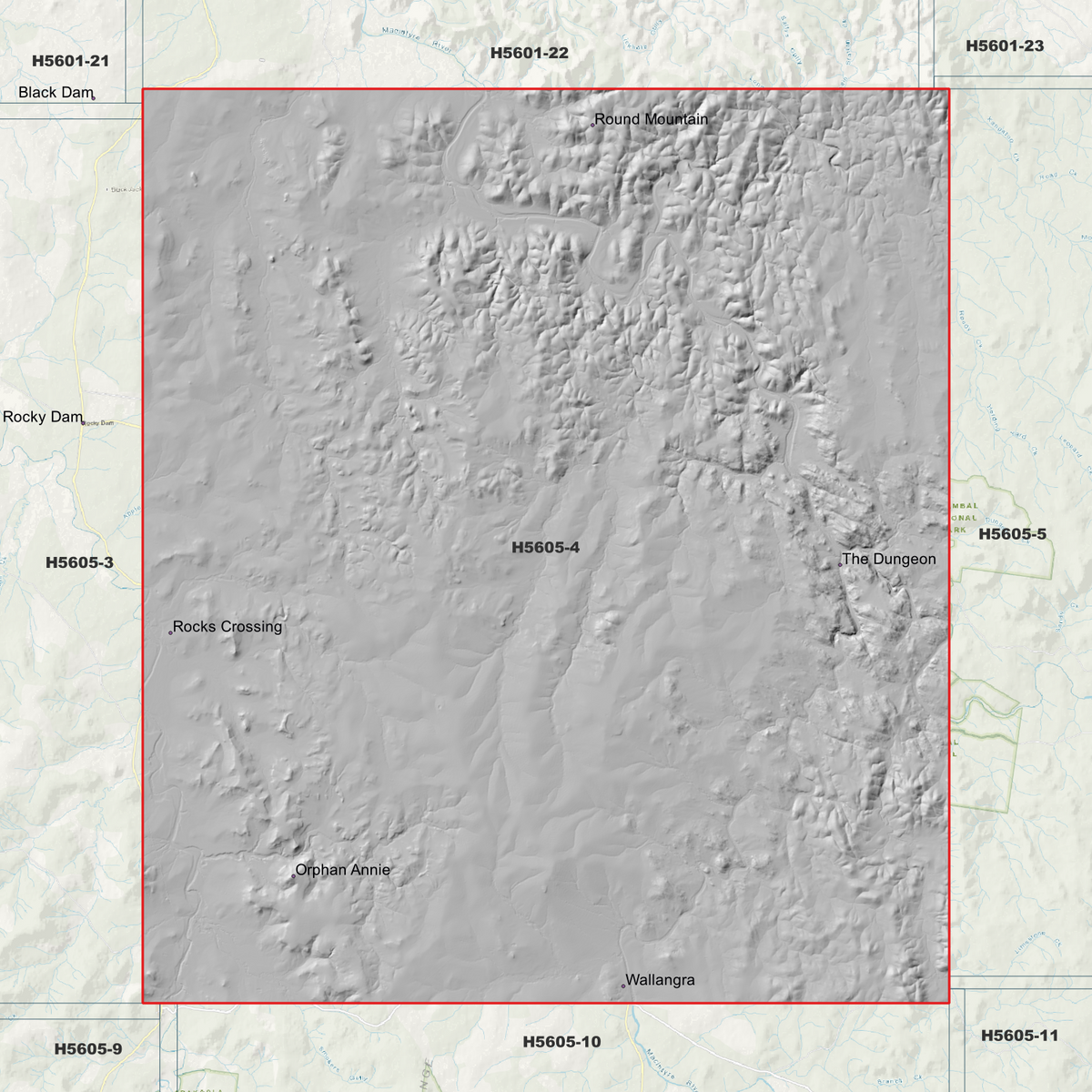 Wallangra 1m Digital Elevation Models (H5605-4)