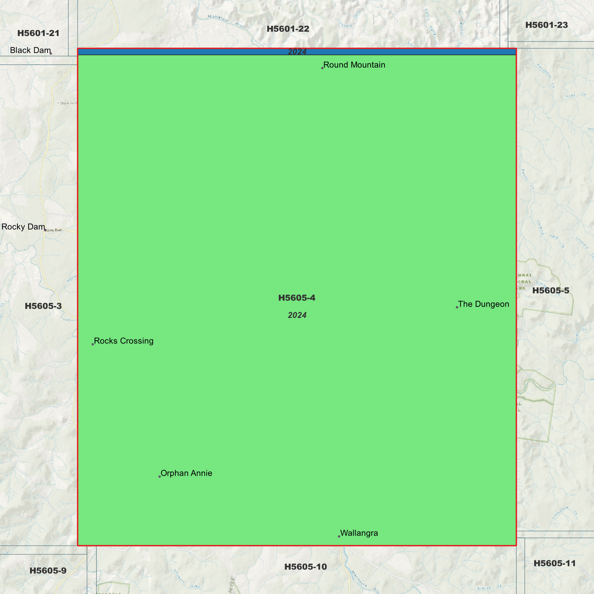 Wallangra 1m Digital Elevation Models (H5605-4)
