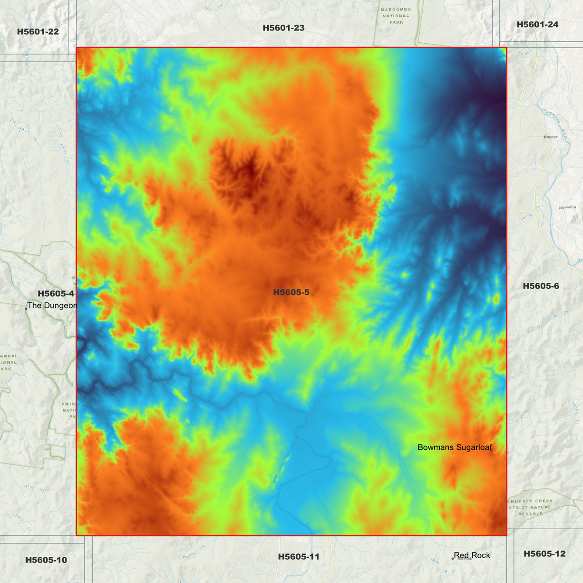 Severn 50cm, 1m & 5m Digital Elevation Models (H5605-5)