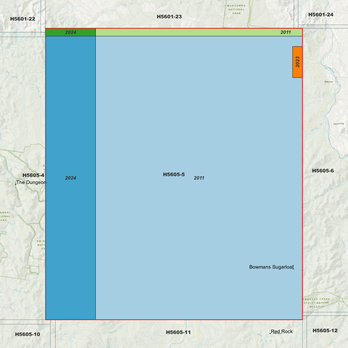 Severn 50cm, 1m & 5m Digital Elevation Models (H5605-5)