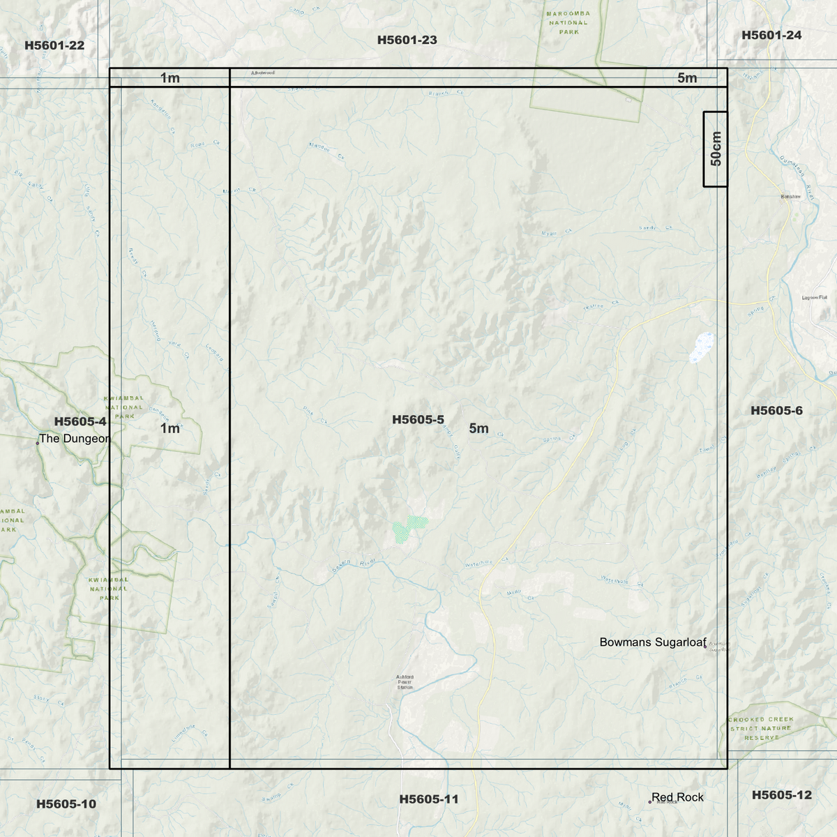 Severn 50cm, 1m & 5m Digital Elevation Models (H5605-5)