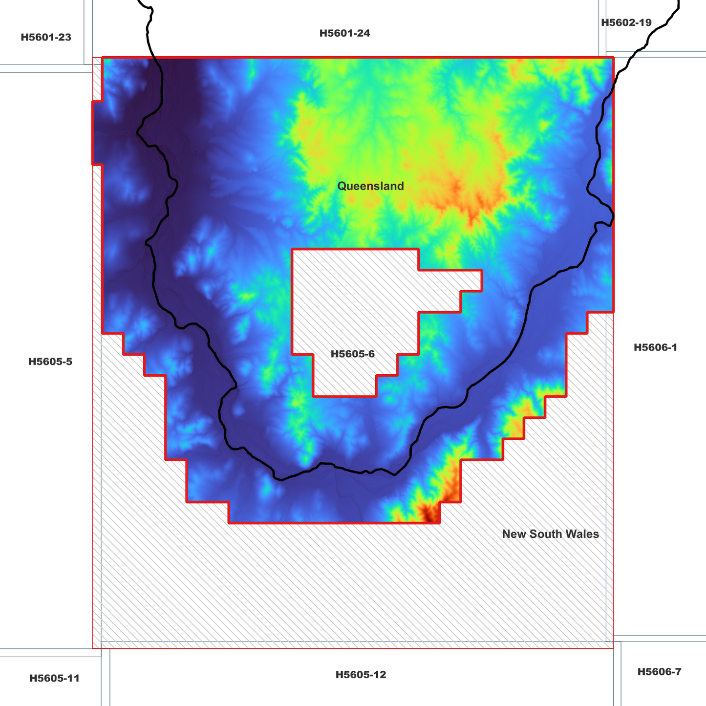 Bonshaw 1m Digital Elevation Model (H5605-6)