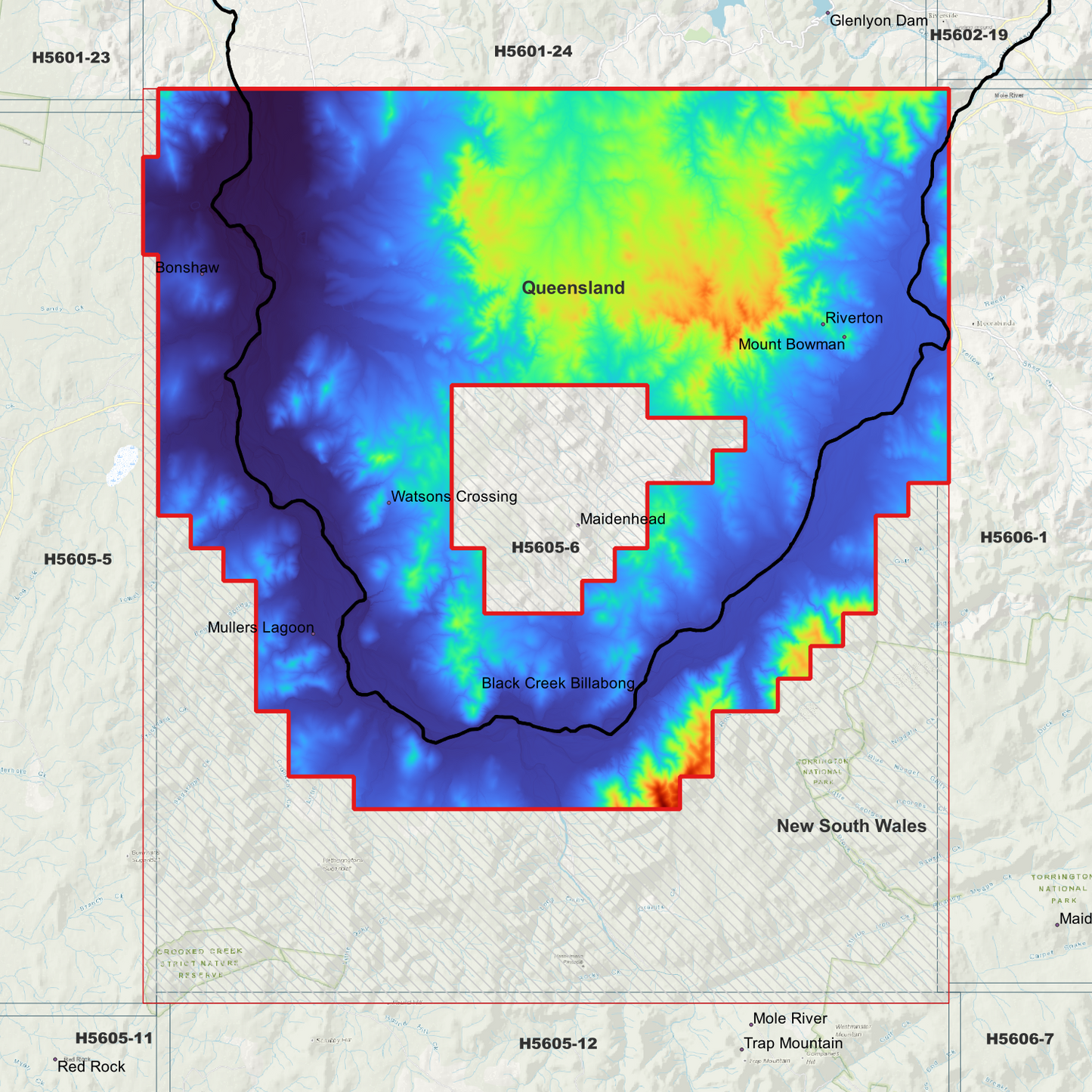 Bonshaw 1m Digital Elevation Model (H5605-6)