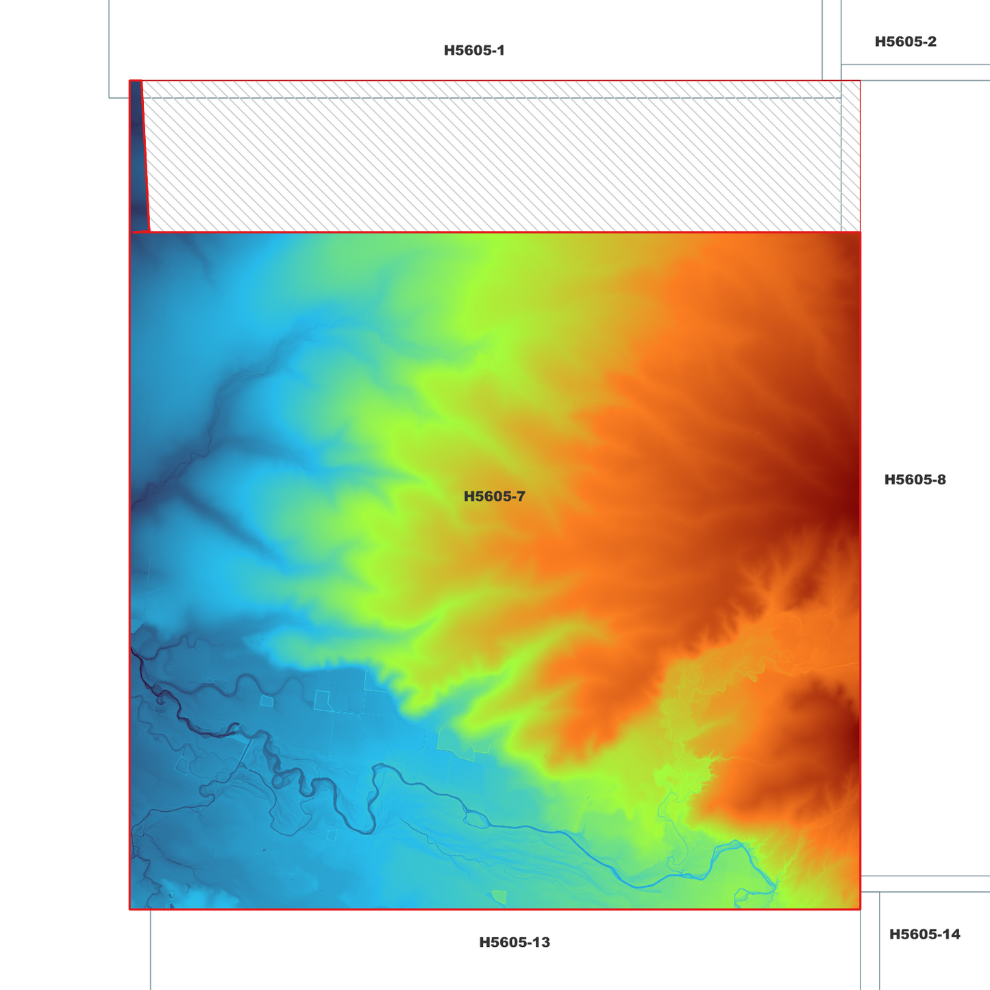 Pallamallawa 1m Digital Elevation Model (H5605-7)
