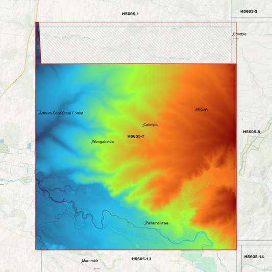 Pallamallawa 1m Digital Elevation Model (H5605-7)