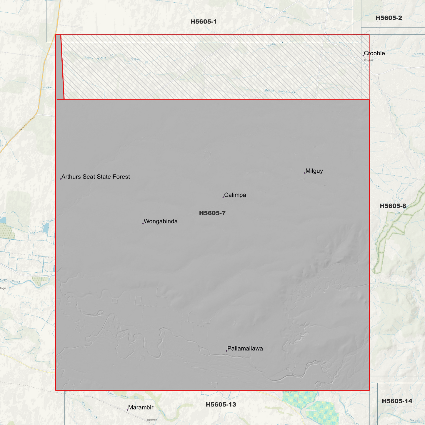 Pallamallawa 1m Digital Elevation Model (H5605-7)