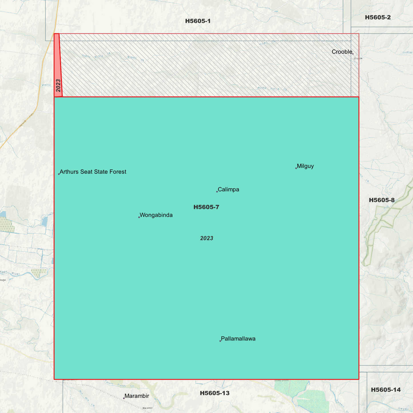 Pallamallawa 1m Digital Elevation Model (H5605-7)