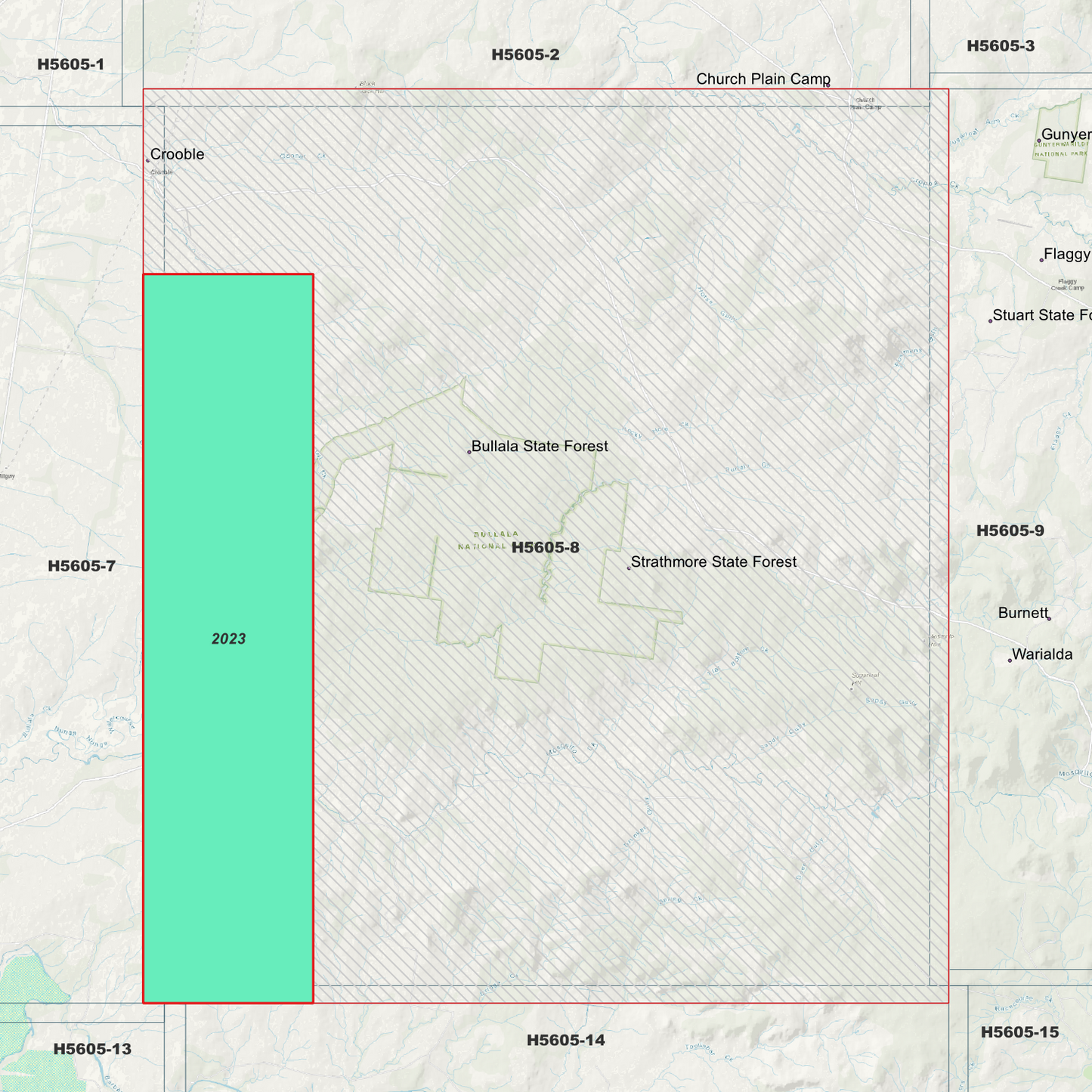 Bullala 1m Digital Elevation Model (H5605-8)