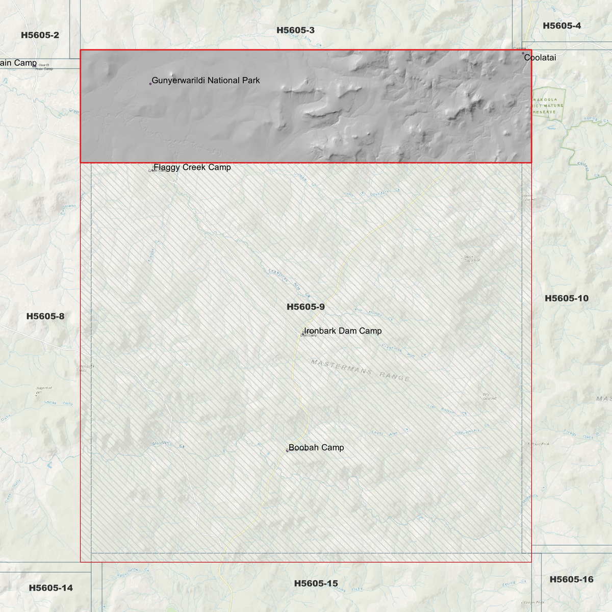Gunyerwarildi 1m, 2m & 5m Digital Elevation Models (H5605-9)