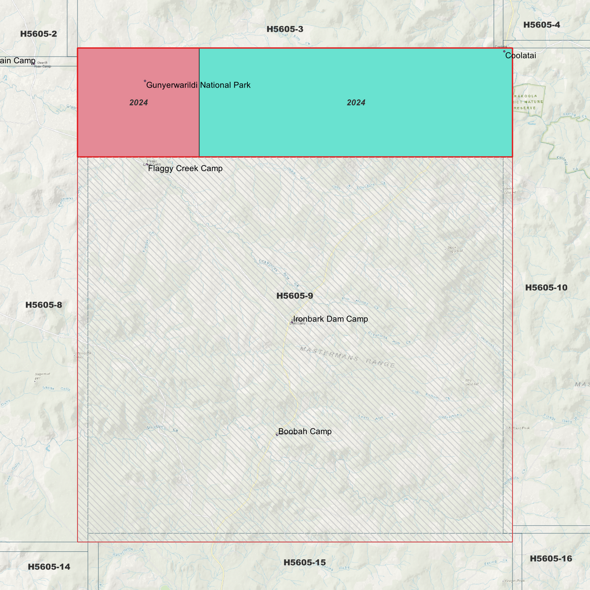 Gunyerwarildi 1m, 2m & 5m Digital Elevation Models (H5605-9)