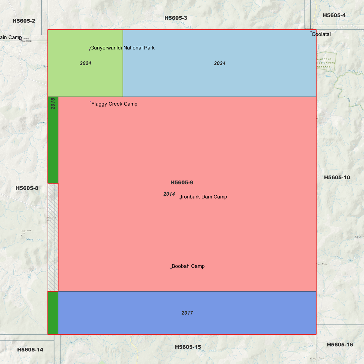 Gunyerwarildi 1m, 2m & 5m Digital Elevation Models (H5605-9)