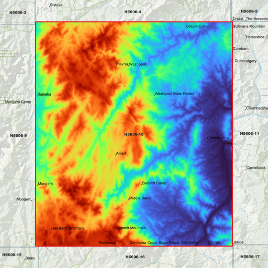 Washpool 1m Digital Elevation Model (H5606-10)