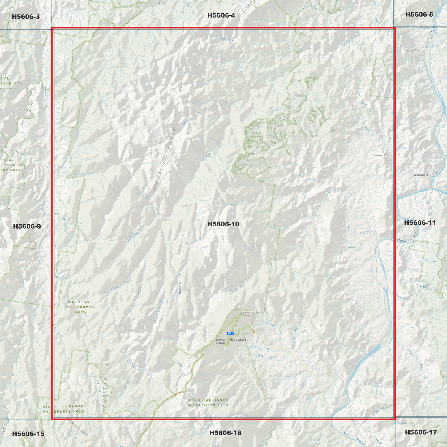 Washpool 1m Digital Elevation Model (H5606-10)