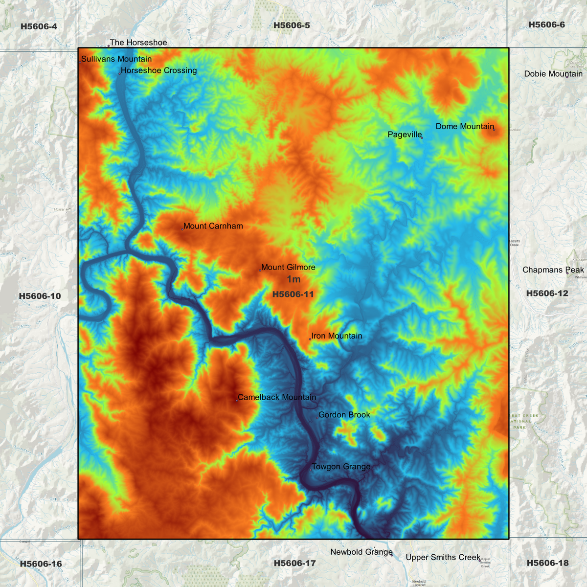 Pucka 1m Digital Elevation Models (H5606-11)