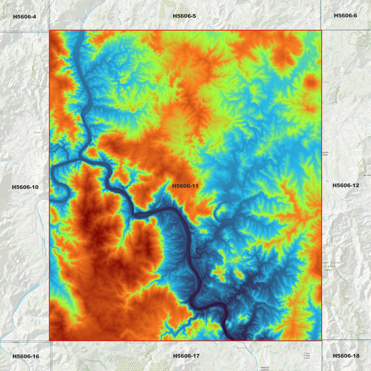 Pucka 1m Digital Elevation Models (H5606-11)