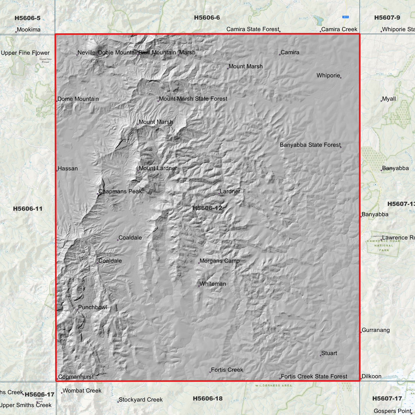 Coaldale 1m Digital Elevation Model (H5606-12)