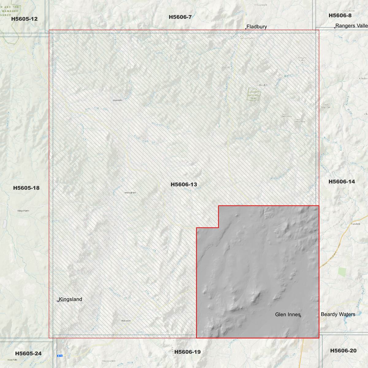 Glen Innes 2m & 5m Digital Elevation Models (H5606-13)