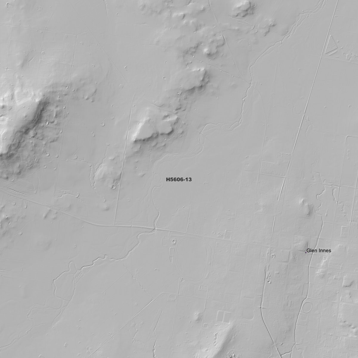 Glen Innes 2m & 5m Digital Elevation Models (H5606-13)
