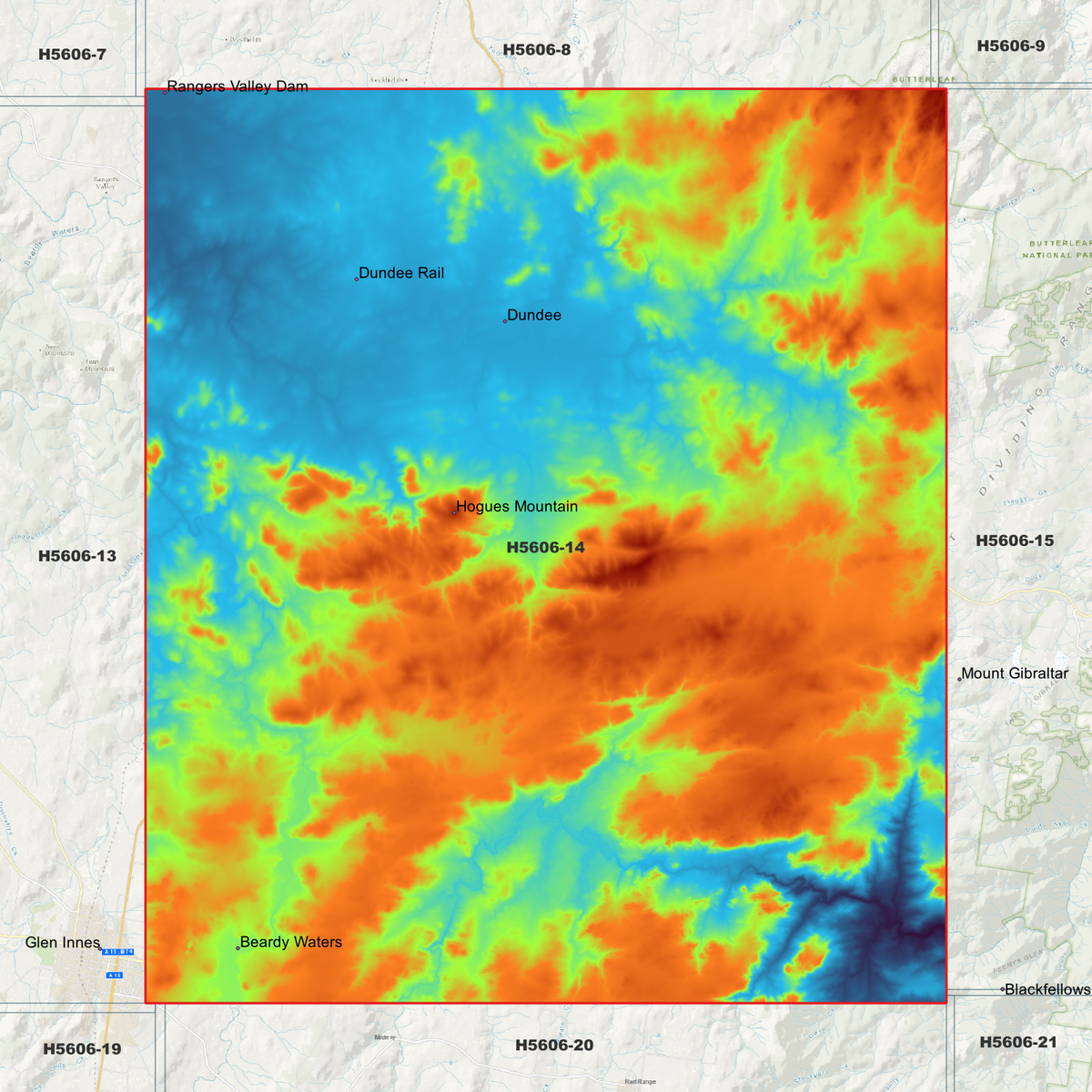 Dundee 1m, 2m & 5m Digital Elevation Models (H5606-14)