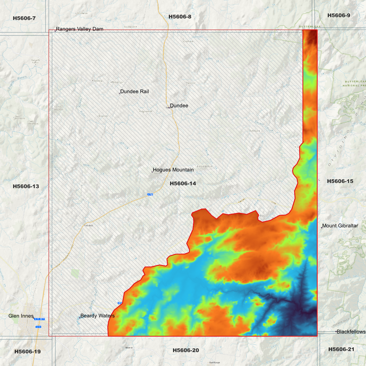 Dundee 1m, 2m & 5m Digital Elevation Models (H5606-14)