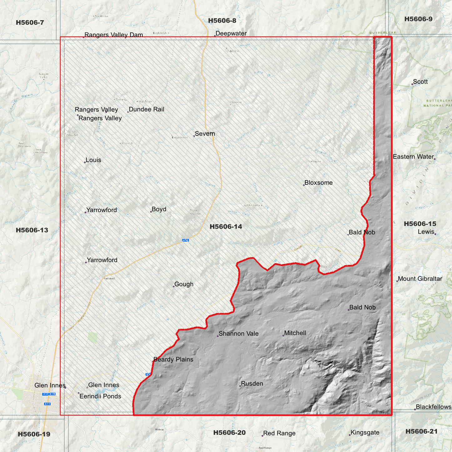 Glen Innes 1m Digital Elevation Model (H5606-14)