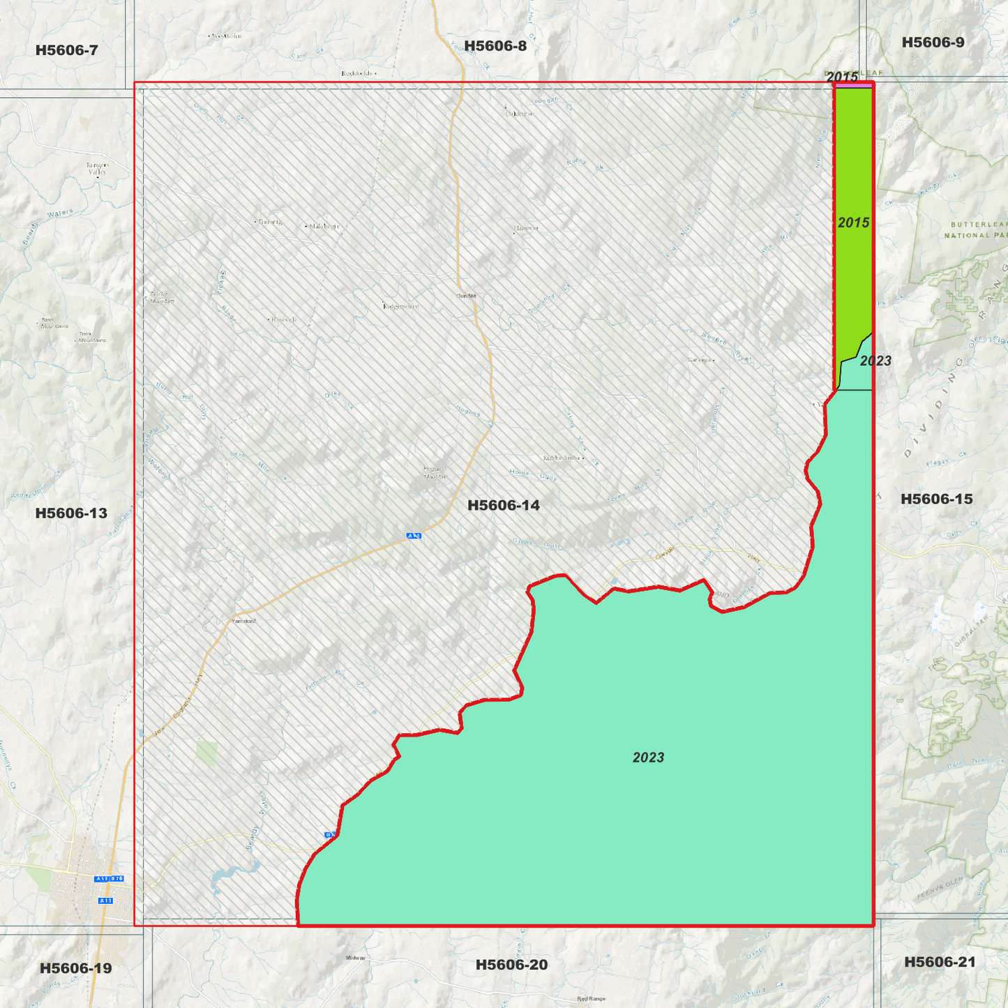 Glen Innes 1m Digital Elevation Model (H5606-14)