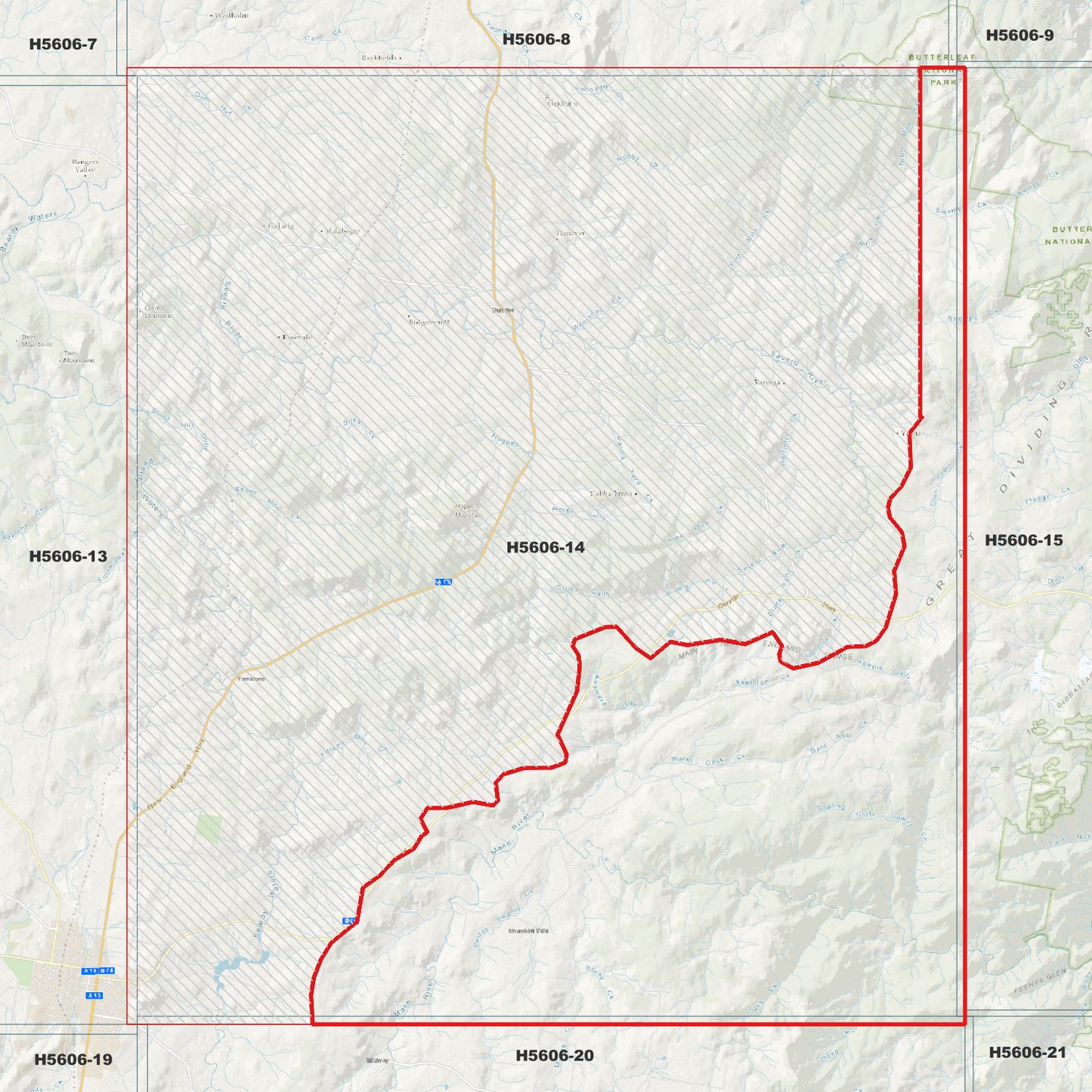 Glen Innes 1m Digital Elevation Model (H5606-14)