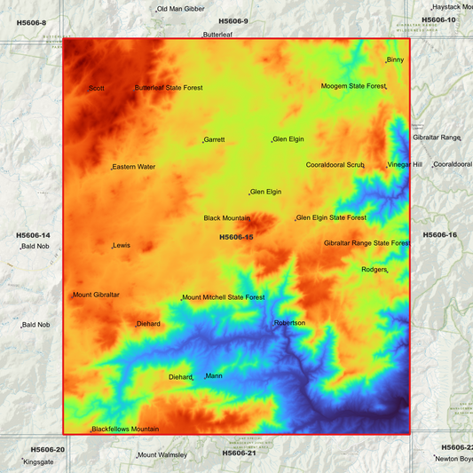 Diehard 1m Digital Elevation Model (H5606-15)