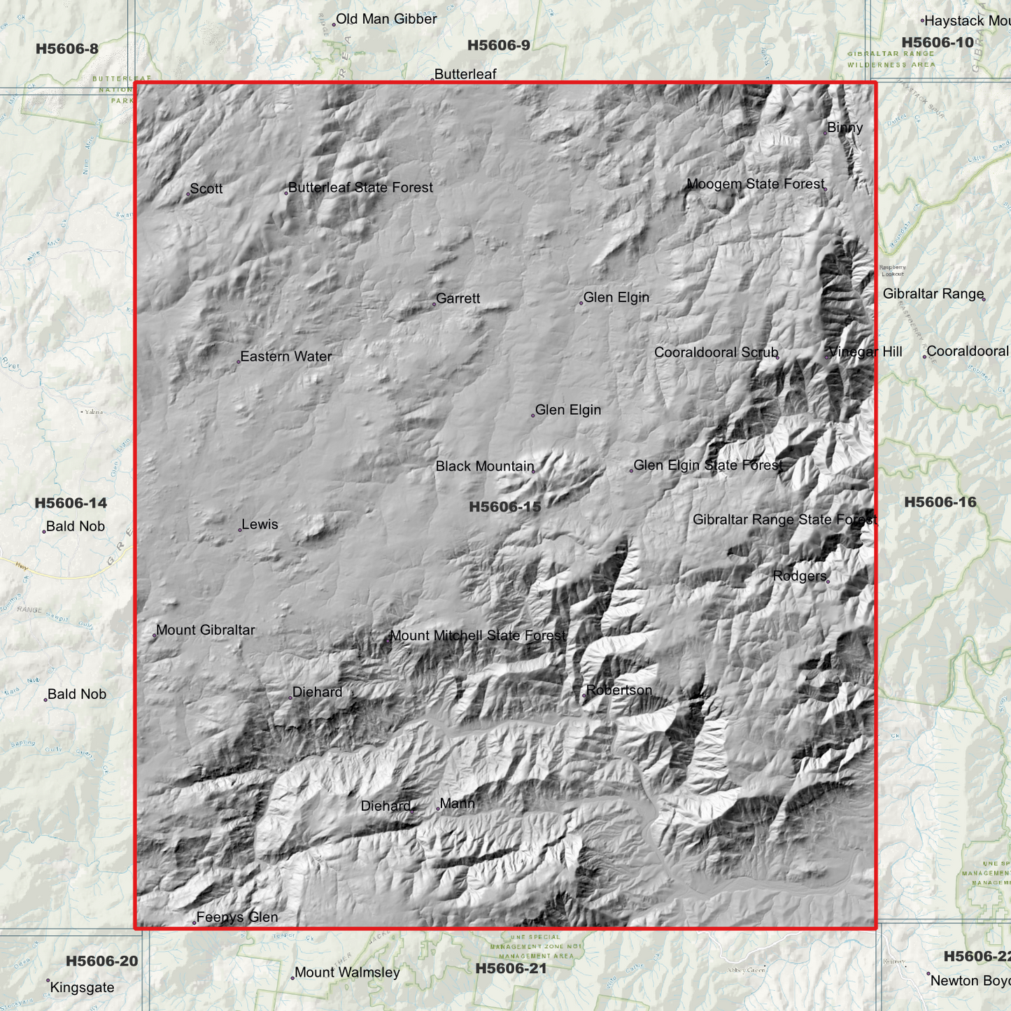 Diehard 1m Digital Elevation Model (H5606-15)