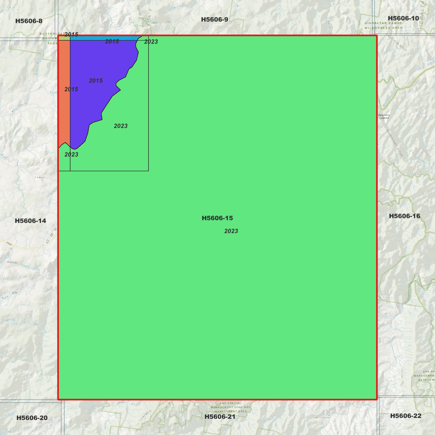 Diehard 1m Digital Elevation Model (H5606-15)