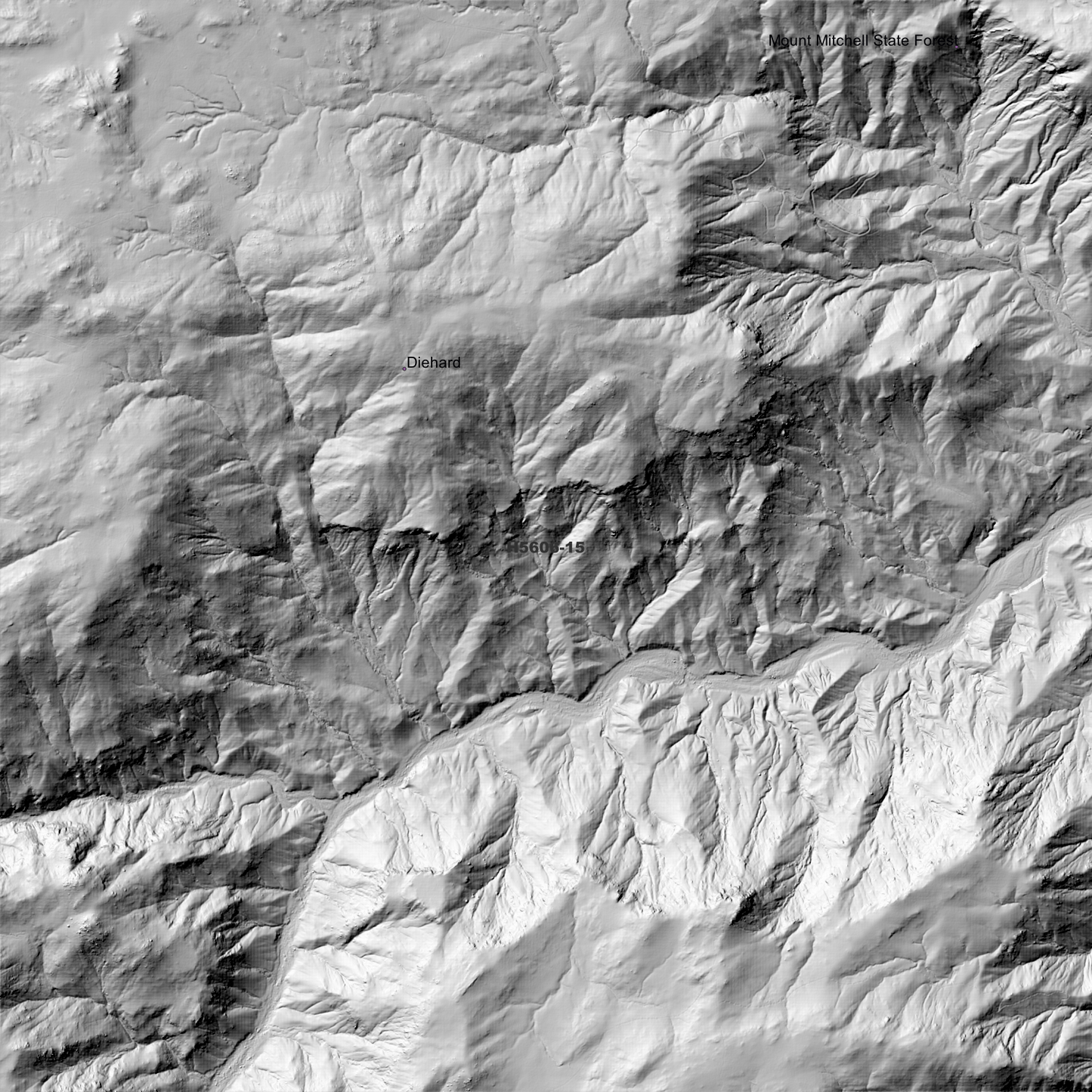 Diehard 1m Digital Elevation Model (H5606-15)