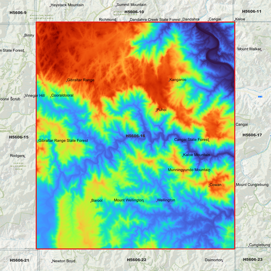 Puhoi 1m Digital Elevation Model (H5606-16)