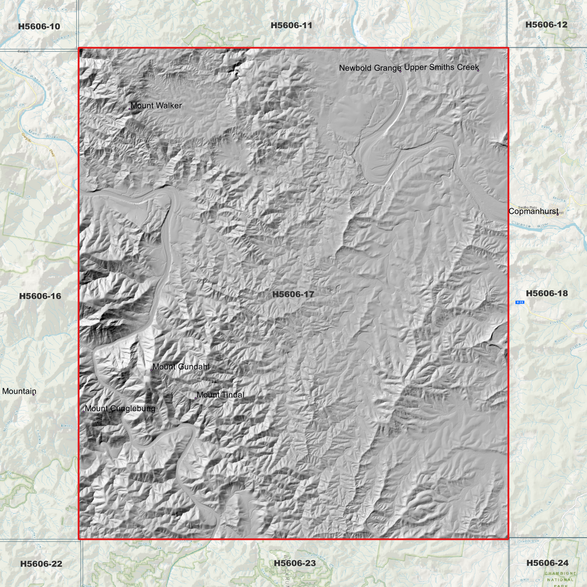 Duckan 1m Digital Elevation Models (H5606-17)